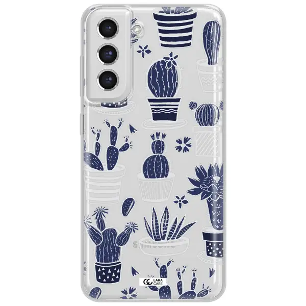 Blue Cactus Samsung S21 Fe Clear Tpu Case
