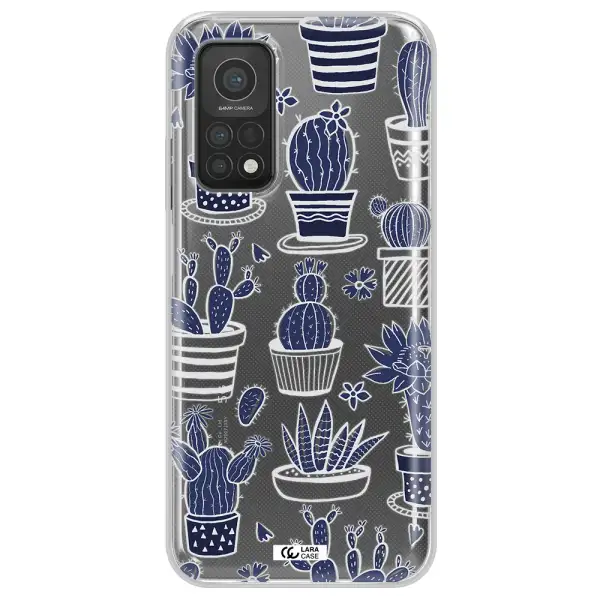 Blue Cactus Xiaomi Mi 10T Clear TPU Case