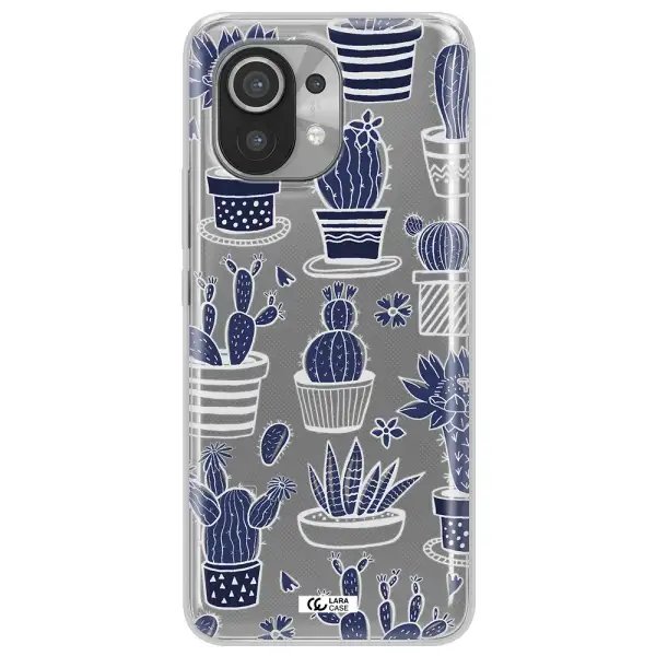 Blue Cactus Xiaomi Mi 11 Clear TPU Case