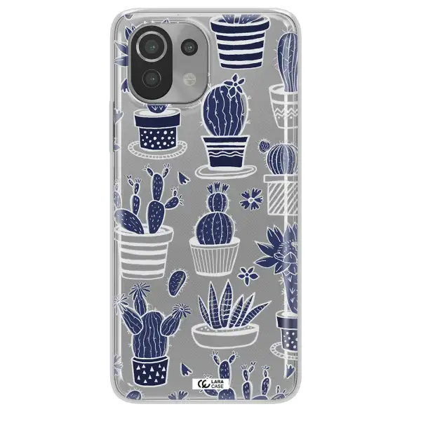 Blue Cactus Xiaomi Mi 11 Lite Clear TPU Case