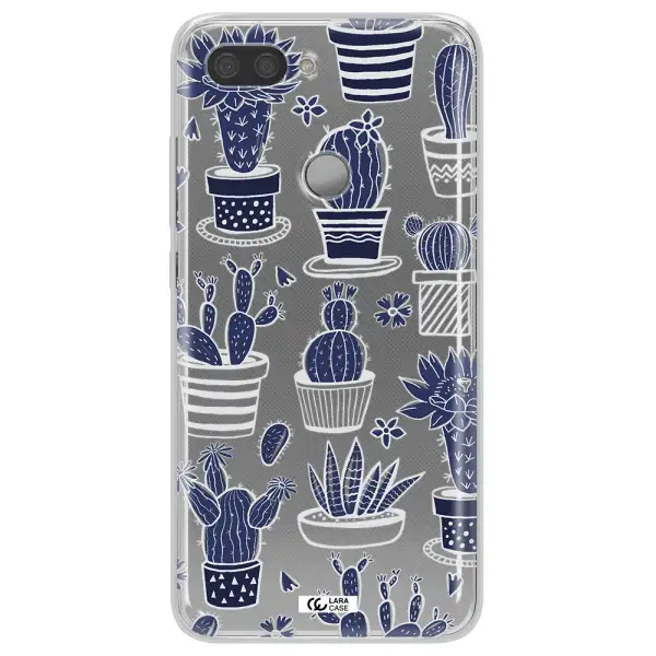 Blue Cactus Xiaomi Mi 8 Lite Clear TPU Case