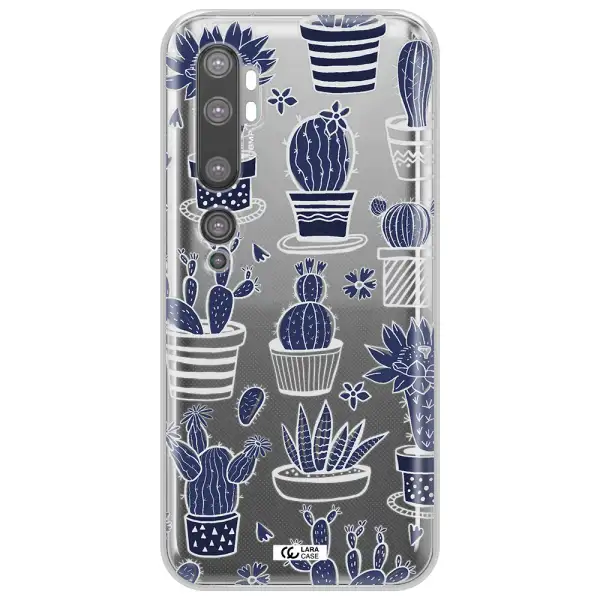 Blue Cactus Xiaomi Mi Note 10 Clear TPU Case