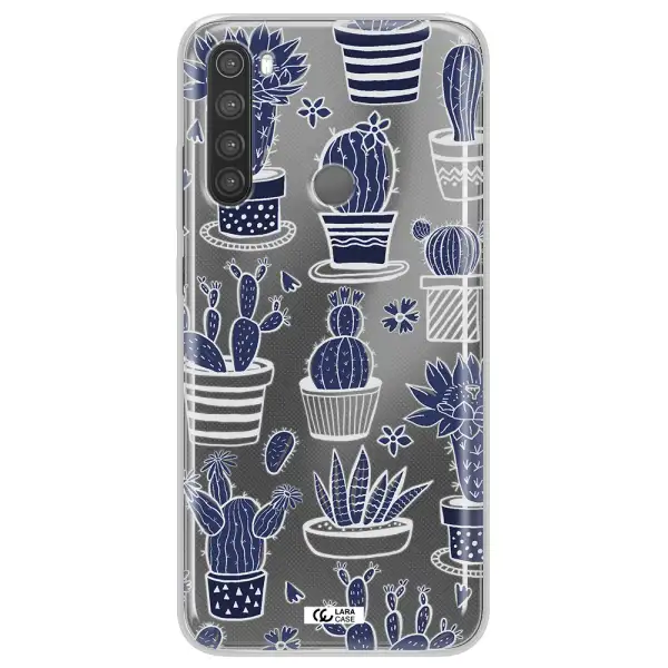 Blue Cactus Xiaomi Note 8 Clear TPU Case