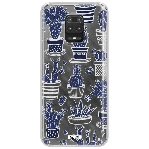Blue Cactus Xiaomi Note 9S Clear TPU Case