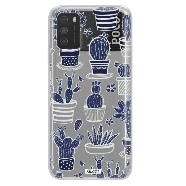 Blue Cactus Xiaomi Poco M3 Clear TPU Case