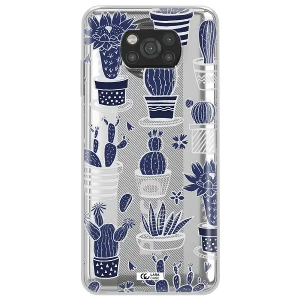 Blue Cactus Xiaomi Poco X3 Clear TPU Case