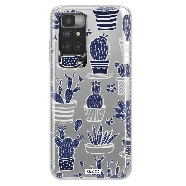 Blue Cactus Xiaomi Redmi 10 Clear TPU Case