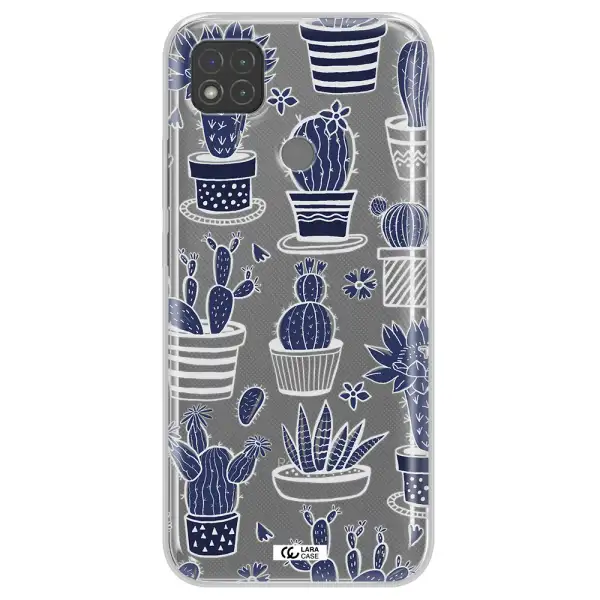 Blue Cactus Xiaomi Redmi 9C Clear TPU Case