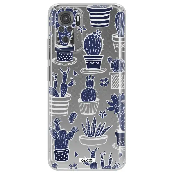 Blue Cactus Xiaomi Redmi Note 10S Clear Tpu Case