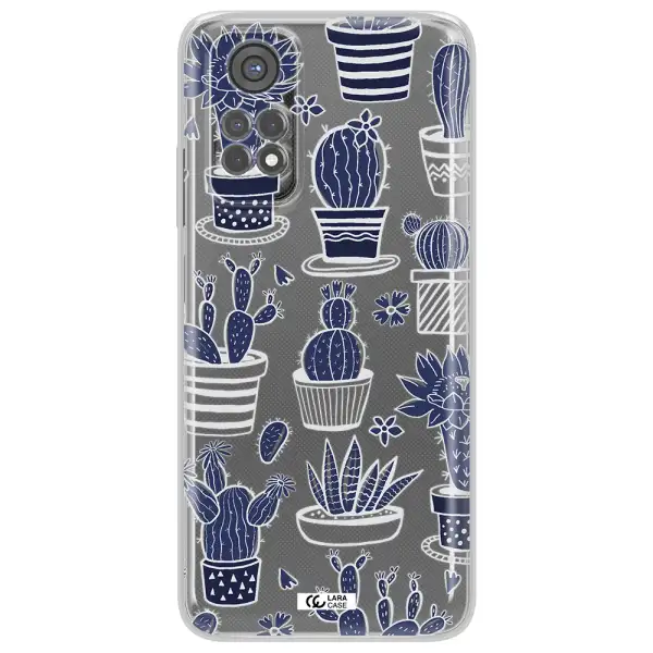Blue Cactus Xiaomi Redmi Note 11S Clear Tpu Case