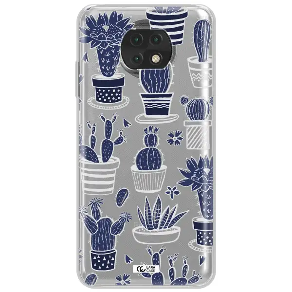 Blue Cactus Xiaomi Redmi Note 9T Clear Tpu Case