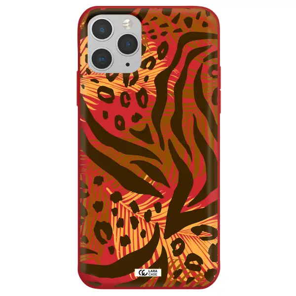 Be Wild Apple iPhone 11 pro max Silicone Imperial Red Case