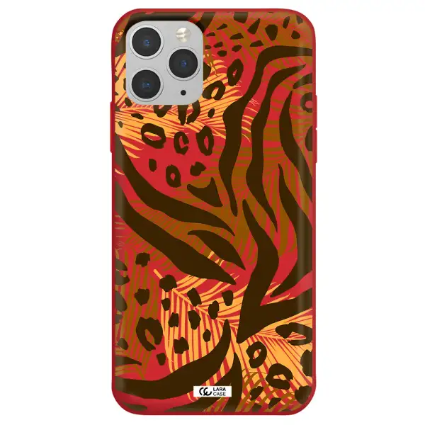 Be Wild Apple iPhone 11 pro Silicone Imperial Red Case