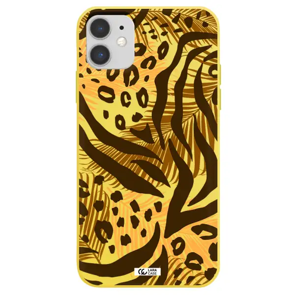 Be Wild Apple iPhone 11 Silicone canary yellow Case