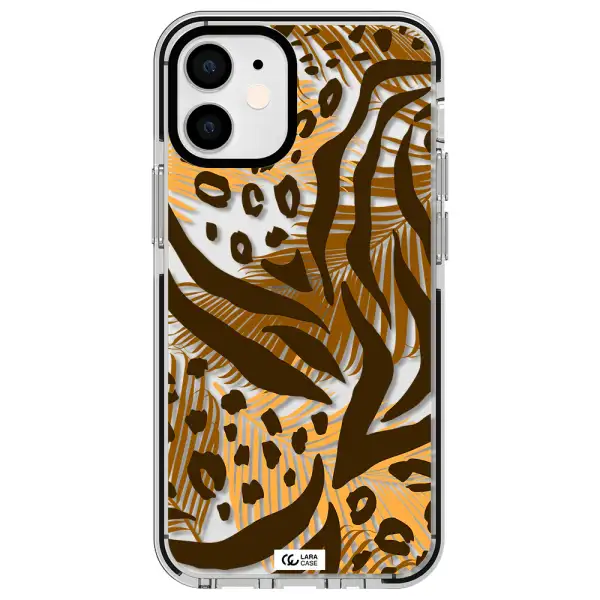 Be Wild Apple iPhone 12 mini impact black border Case