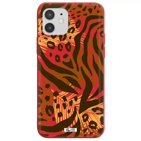Be Wild Apple iPhone 12 mini Silicone Imperial Red Case
