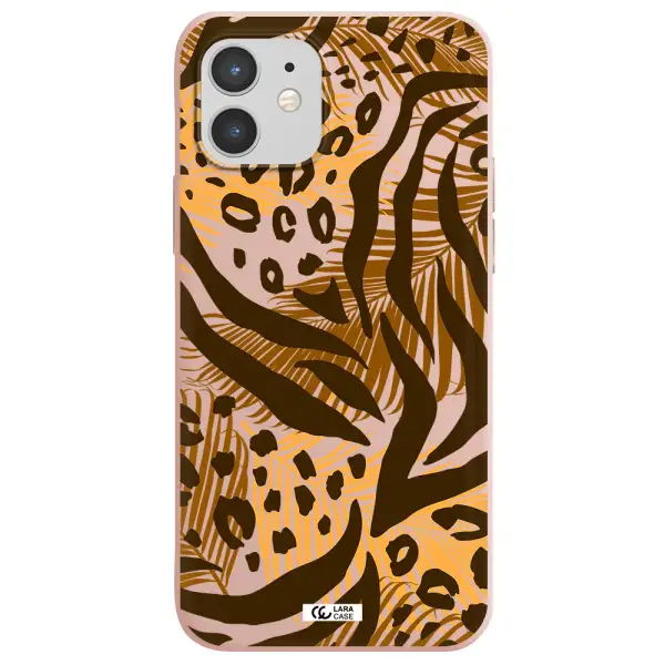 Be Wild Apple iPhone 12 mini Silicone pastel pink Case