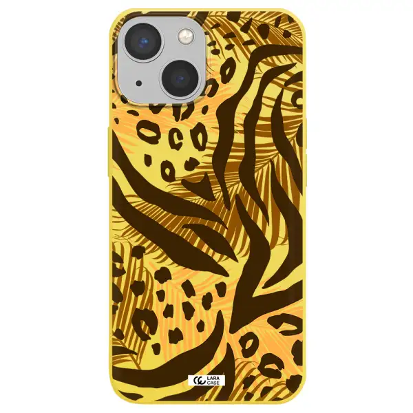 Be Wild Apple iPhone 13 mini Silicone canary yellow Case