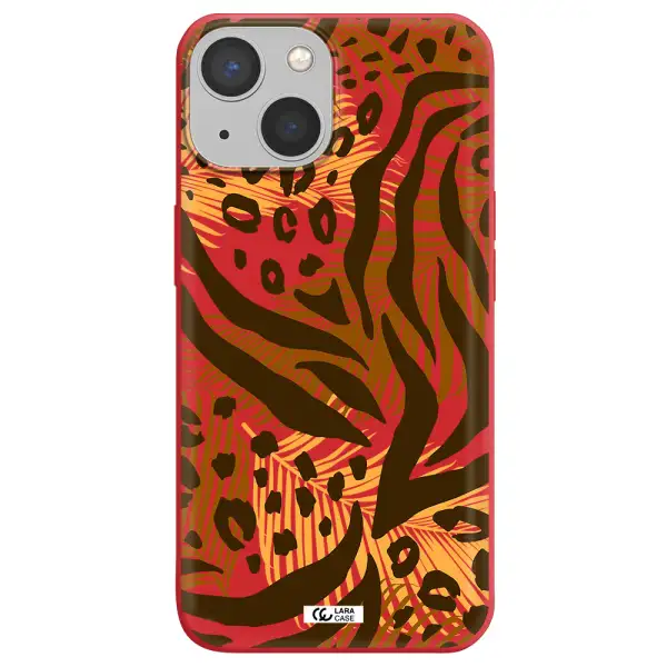 Be Wild Apple iPhone 13 Silicone Imperial Red Case