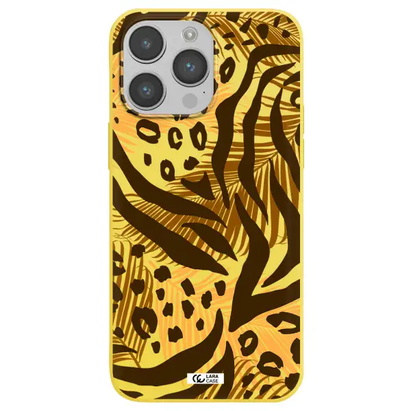 Be Wild Apple iPhone 14 pro max Silicone canary yellow Case