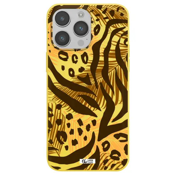 Be Wild Apple iPhone 14 pro Silicone canary yellow Case