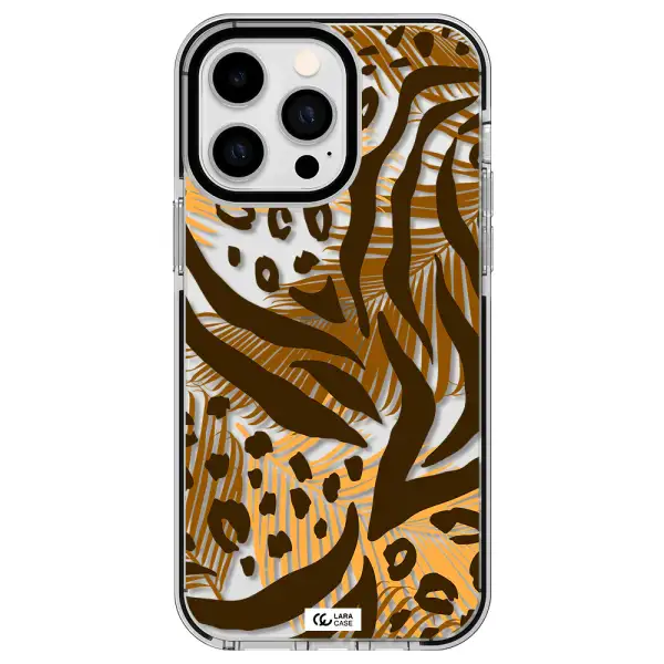 Be Wild Apple iPhone 15 Pro Max impact black border Case