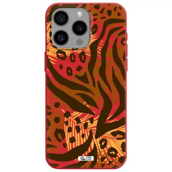 Be Wild Apple Iphone 15 Pro Max Silicone Imperial Red Case
