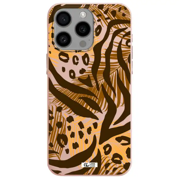 Be Wild Apple Iphone 15 Pro max Silicone pastel pink Case