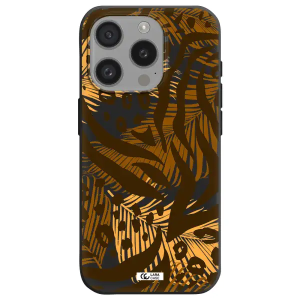 Be Wild Apple Iphone 15 Pro Silicone Black Case