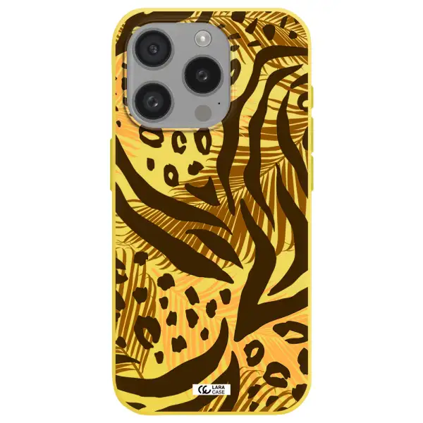 Be Wild Apple Iphone 15 Pro Silicone Canary Yellow Case