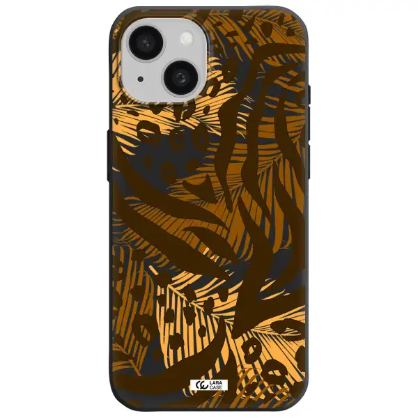 Be Wild Apple iPhone 15 Silicone black Case