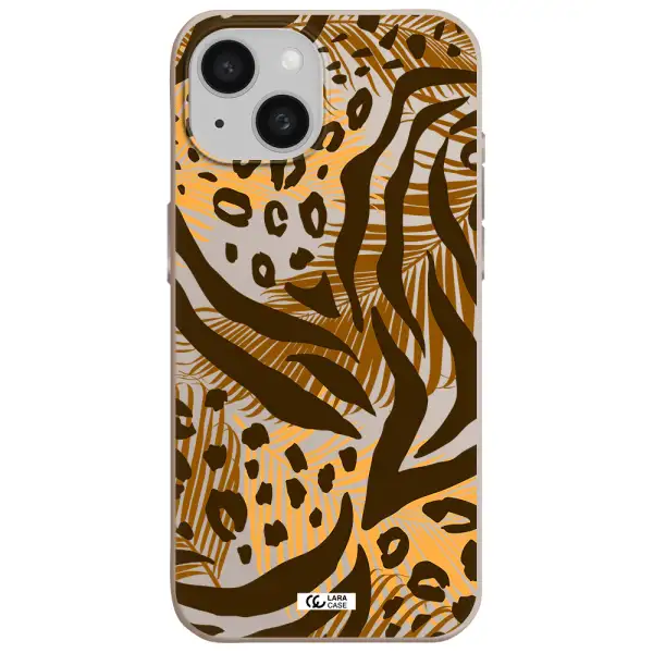 Be Wild Apple iPhone 15 Silicone Stone Case