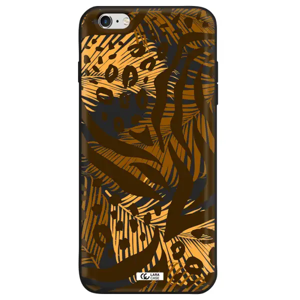 Be Wild Apple iPhone 6 plus Silicone black Case