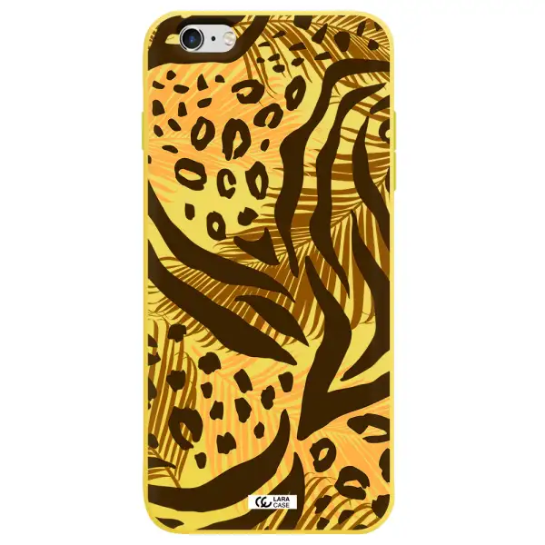 Be Wild Apple iPhone 6 plus Silicone canary yellow Case
