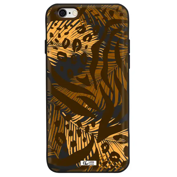 Be Wild Apple iPhone 6 Silicone black Case