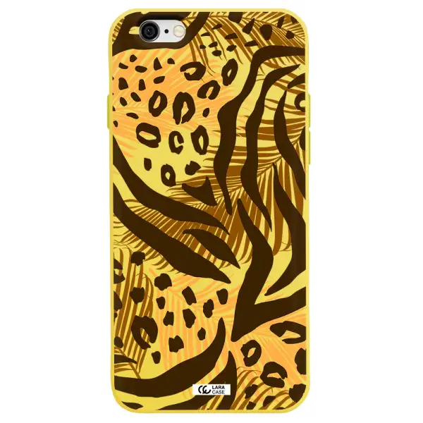 Be Wild Apple iPhone 6 Silicone canary yellow Case