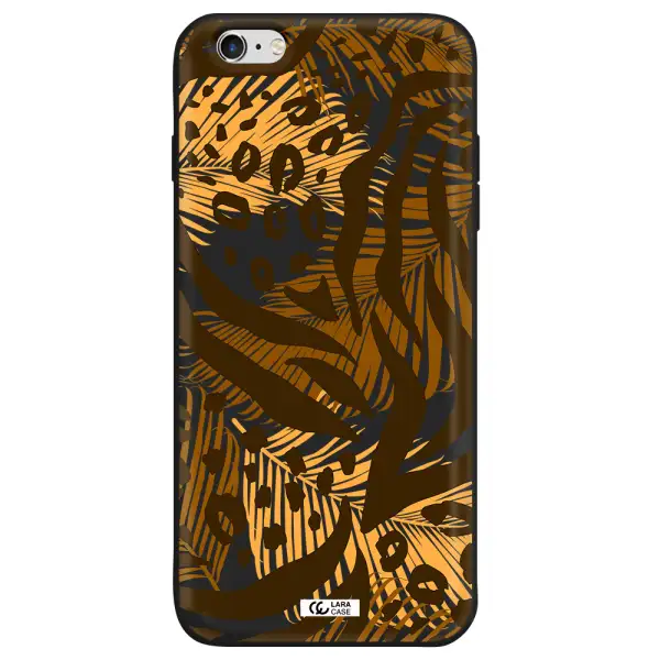 Be Wild Apple iPhone 6S Silicone black Case