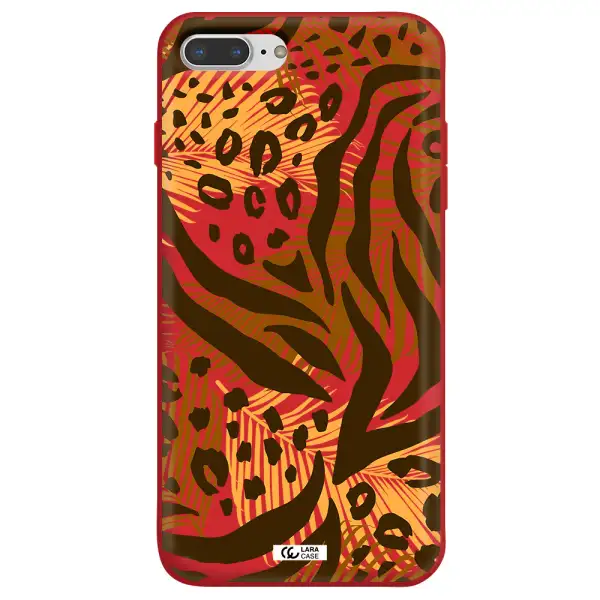 Be Wild Apple iPhone 7 plus Silicone Imperial Red Case