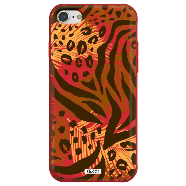 Be Wild Apple iPhone 7 Silicone Imperial Red Case