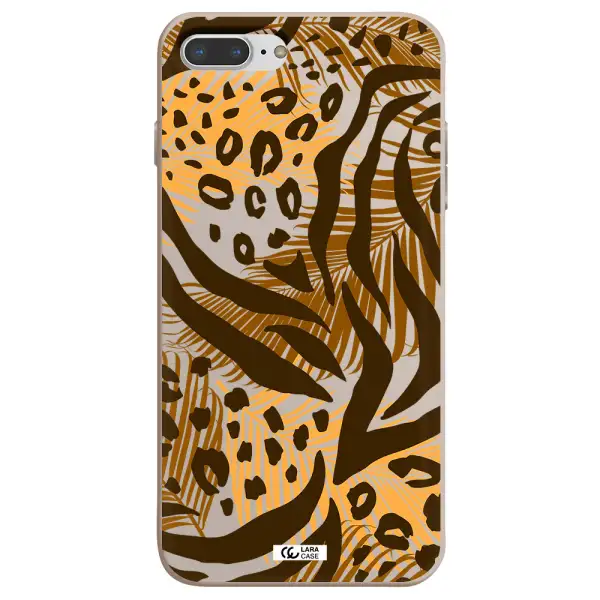 Be Wild Apple iPhone 8 plus Silicone Stone Case