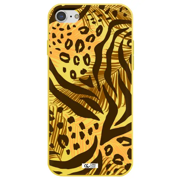 Be Wild Apple iPhone 8 Silicone canary yellow Case