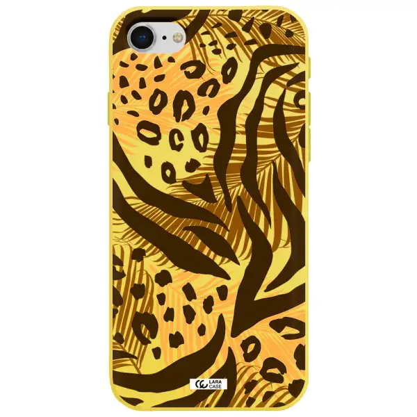 Be Wild Apple iPhone se 2020 Silicone canary yellow Case