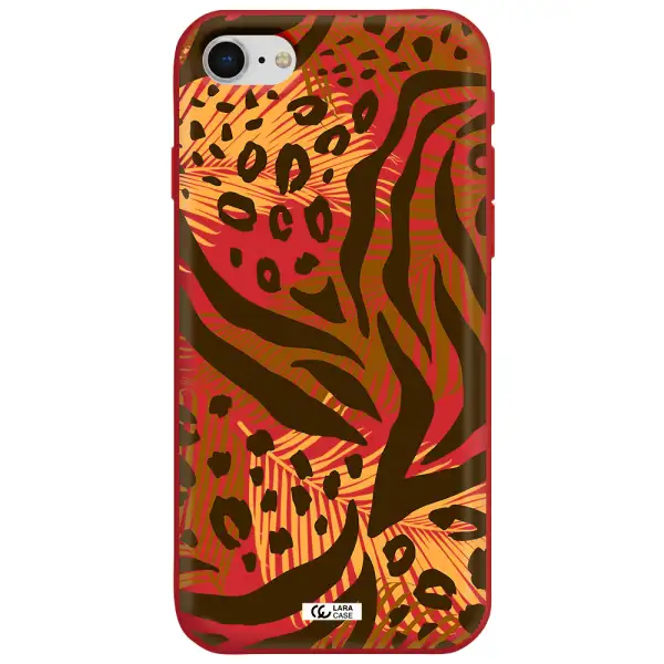 Be Wild Apple iPhone se 2020 Silicone Imperial Red Case
