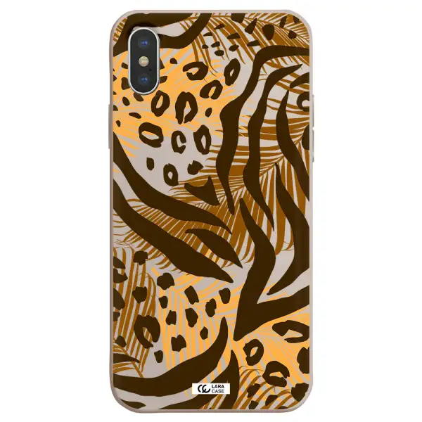 Be Wild Apple iPhone X Silicone Stone Case