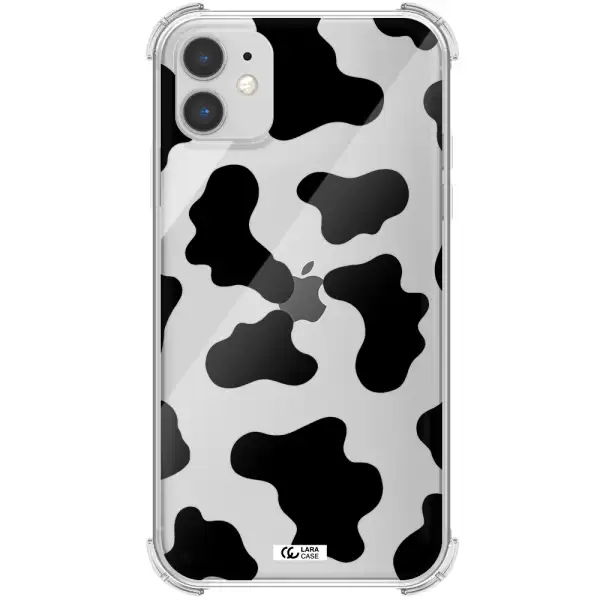 Cow Print Apple iPhone 11 Clear PC Case