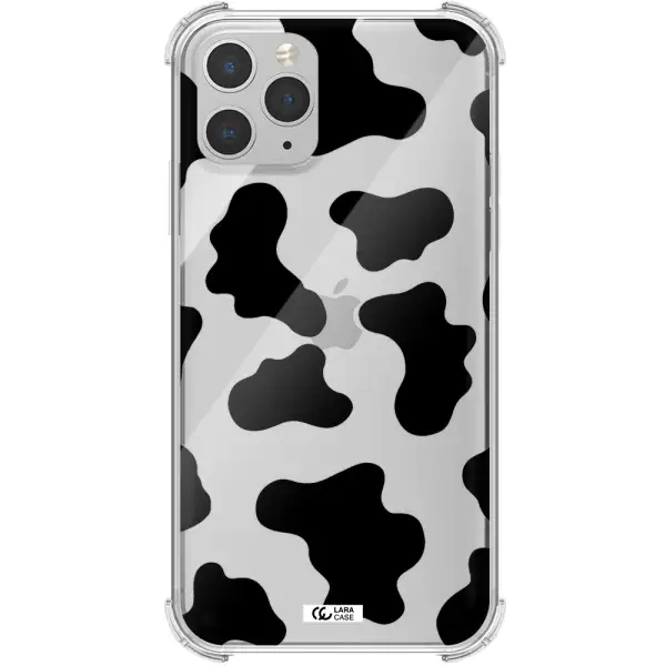 Cow Print Apple iPhone 11 pro max Clear PC Case