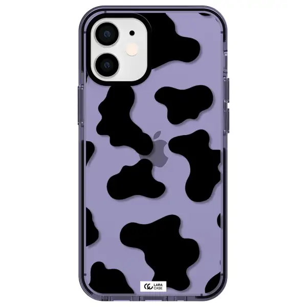 Cow Print Apple iPhone 12 mini impact Lilac Case