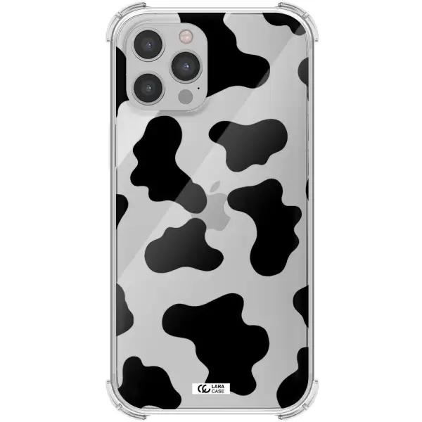 Cow Print Apple iPhone 12 pro max Clear PC Case