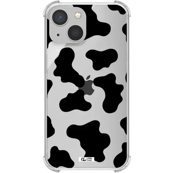 Cow Print Apple iPhone 13 Clear PC Case