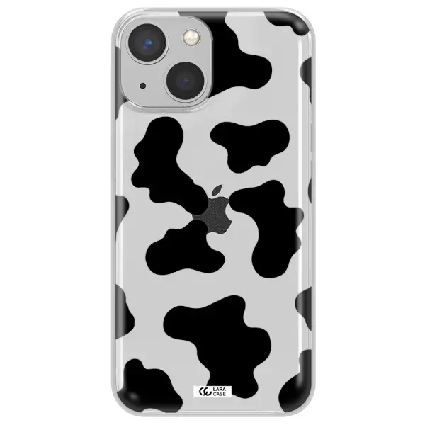 Cow Print Apple iPhone 13 Clear TPU Case